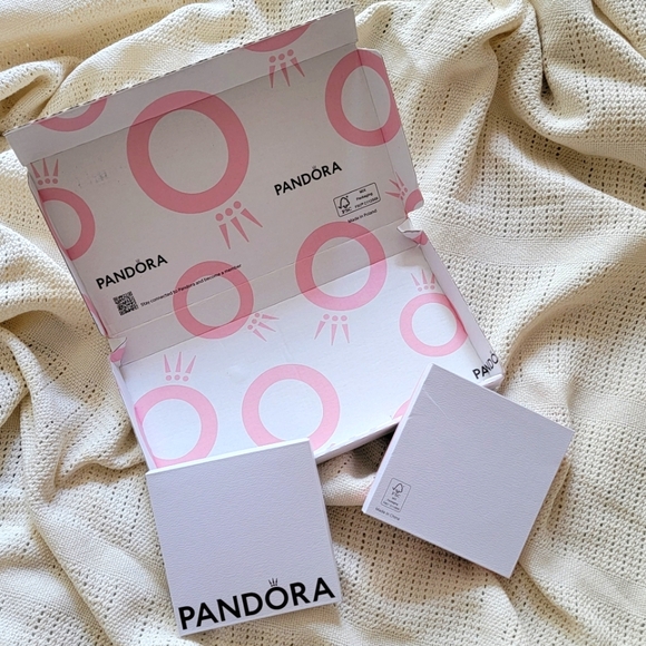 Pandora classic large ring charm box with a shopping bag - Picture 3 of 6